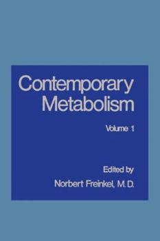 Hardcover Contemporary Metabolism: Volume 1 Book