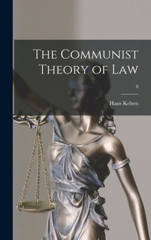 Hardcover The Communist Theory of Law; 0 Book