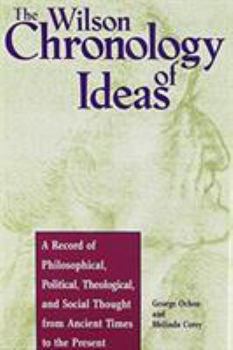 Hardcover Wilson Chronology of Ideas: 0 Book