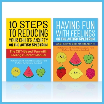 Paperback Fun with Feelings on the Autism Spectrum (Parent Manual and Child CBT Activity Book Two Book Set) Book