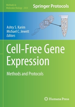 Paperback Cell-Free Gene Expression: Methods and Protocols Book