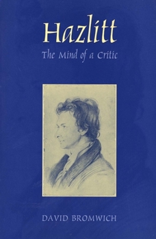 Paperback Hazlitt: The Mind of a Critic Book