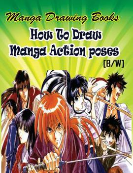 Paperback Manga Drawing Books How to Draw Action Manga Poses: Learn Japanese Manga Eyes And Pretty Manga Face Book