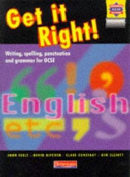 Paperback Get It Right! (The Heinemann English Programme) Book