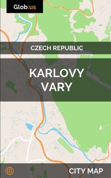 Paperback Karlovy Vary, Czech Republic - City Map Book