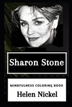 Paperback Sharon Stone Mindfulness Coloring Book