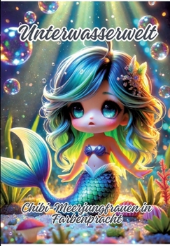 Unterwasserwelt: Chibi-Meerjungfrauen in Farbenpracht (German Edition)