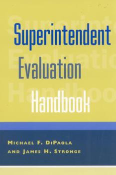 Paperback Superintendent Evaluation Handbook Book