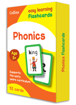 Card Book Phonics Flashcards: 52 Cards Book