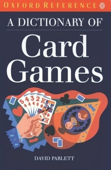 Paperback A Dictionary of Card Games Book