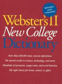 Hardcover Webster's II New College Dictionary Book