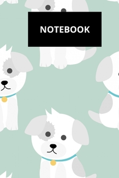 Notebook:: cute puppy Blank Dot  (bullet) Journal To Write In For Notes, Ideas, Diary, To-Do Lists, Notepad - Dogs Gifts For Dog Owner And puppy Lovers - Best Gifts For Women, Men, Teen & Kids