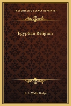 Hardcover Egyptian Religion Book