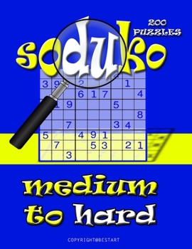 Soduko : Medium to Hard 200 Puzzles