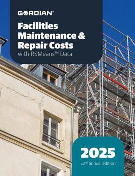 Paperback Facilities Maintenance & Repair Costs with RSMeans Data Book