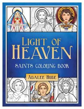 Paperback Light of Heaven Saints Coloring Book