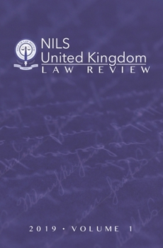 Paperback NILS United Kingdom Law Review: 2019 Volume 1 Book