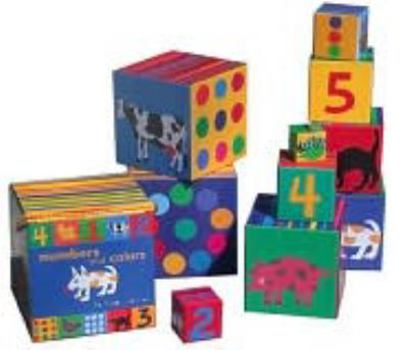 Hardcover Numbers and Colors Nesting Blocks Book