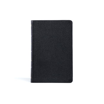 Leather Bound KJV Thinline Bible, Black Genuine Leather Book