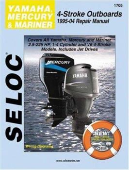 Paperback Yamaha, Mercury, & Mariner Outboards, All 4 Stroke Engines, 1995-2004 Book