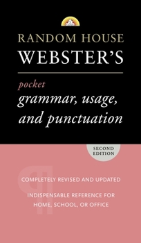 Paperback Random House Webster's Pocket Grammar, Usage, and Punctuation: Second Edition [Large Print] Book