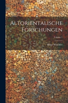 Paperback Altorientalische Forschungen; Volume 1 [German] Book