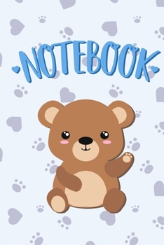 Notebook : Cute Bear Journal 6x9 - 110 Lined Pages Bear Notebook - Perfect Bear Gift for Birthday or Christmas - for Business, Work, School, Entrepreneurs, Coworkers