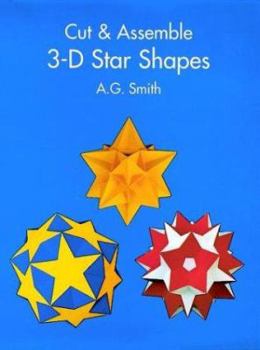 Paperback Cut & Assemble 3-D Star Shapes Book