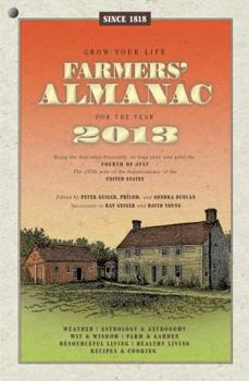 Paperback Farmers' Almanac 2013 Book