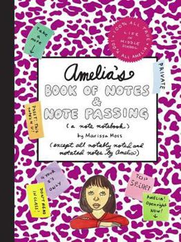 Hardcover Amelia's Book of Notes & Note Passing Book