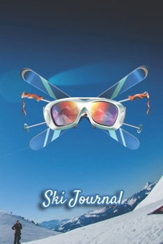 Paperback Ski Journal: Ski lined notebook - gifts for a skiier - skiing books for kids, men or woman who loves ski- composition notebook -111 Book