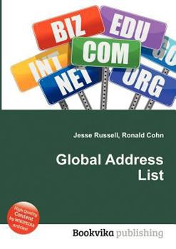 Paperback Global Address List Book
