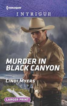 Mass Market Paperback Murder in Black Canyon [Large Print] Book