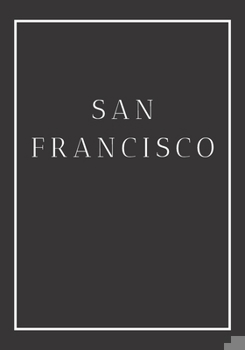 Paperback San francisco: A decorative book for coffee tables, end tables, bookshelves and interior design styling Stack city books to add decor Book