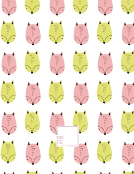 Note: Who loves Foxes Journal Notebook for Teens Girls  : Cute gift for Women and Girls | 8.5 x 11 – 110 Line Pages - Journal, Notebook, Diary, Composition Book