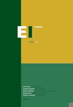 Paperback Encyclopaedia of Islam - Three 2022-4 Book