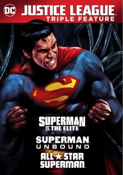 DVD DCU Justice League: Superman Unbound /Superman vs. The Elite / All-Star Superman Book