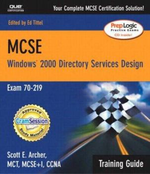 Paperback Windows 2000 Directory Services Design: Exam 70-219 [With CDROM] Book