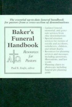 Hardcover Baker's Funeral Handbook: Resources for Pastors Book