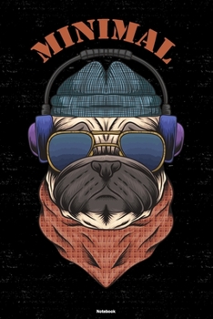 Minimal Notebook: Minimal Dog Music Journal 6 x 9 inch 120 lined pages gift