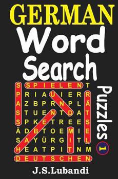 Paperback German Word Search Puzzles [German] Book