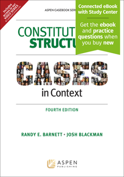 Paperback Constitutional Structure: Cases in Context [Connected eBook with Study Center] Book