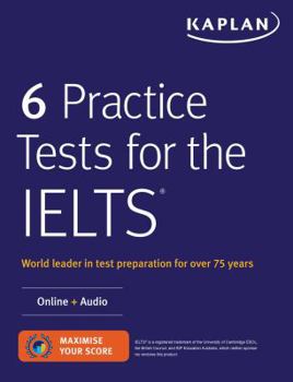 Paperback 6 Practice Tests for the Ielts: Online + Audio Book