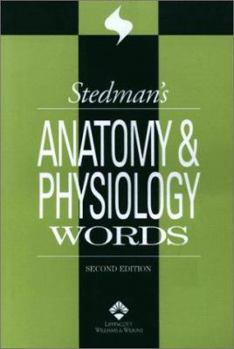 Paperback Stedman's Anatomy & Physiology Words Book