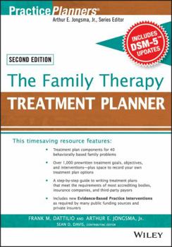 Paperback The Family Therapy Treatment Planner, with Dsm-5 Updates, 2nd Edition Book
