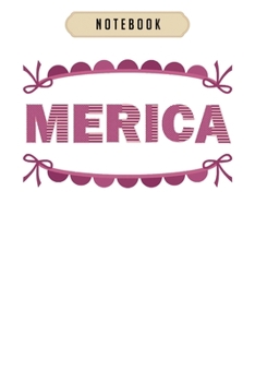 Notebook: America slogan 4th july independence day 4th pride Notebook-6x9(100 pages)Blank Lined Paperback Journal For Student, kids, women, girls, boys, men, birthday gifts-Veterans day gifts notebook