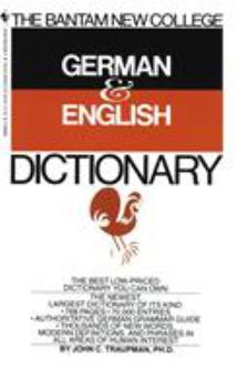 Mass Market Paperback The Bantam New College German & English Dictionary Book