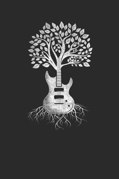 Paperback Guitar Tree: Guitars Notebook, Dotted Bullet (6" x 9" - 120 pages) Musical Instruments Themed Notebook for Daily Journal, Diary, an Book
