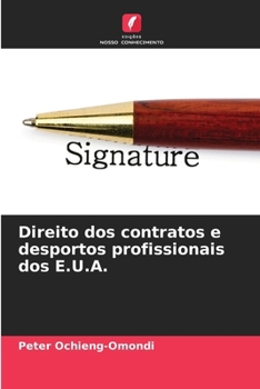 Paperback Direito dos contratos e desportos profissionais dos E.U.A. [Portuguese] Book
