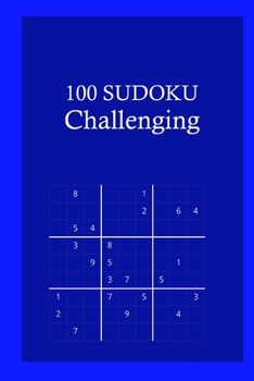 Paperback 100 SUDOKU challenging: Hard Sudoku Puzzles game book With Solutions pocket size 6 x 9 relax and solve [Large Print] Book